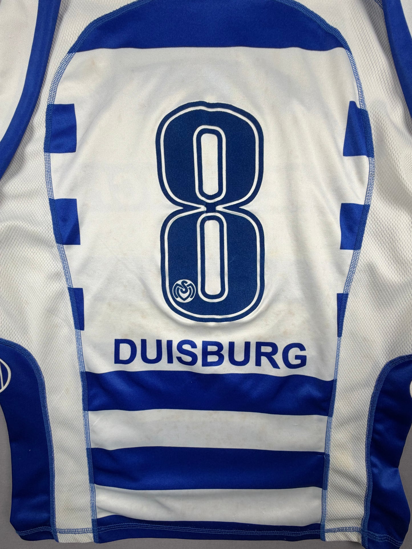 msv duisburg 03/04 msv trikot (8-9) "8" uhlsport