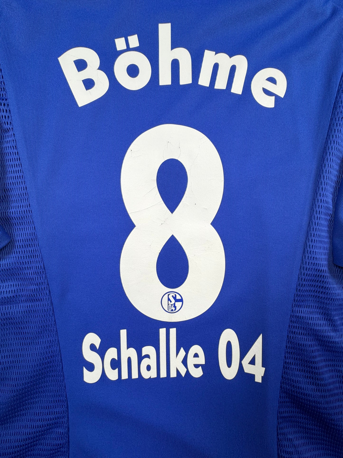fc schalke 04 02/03 trikot (xxl) "8 böhme" adidas