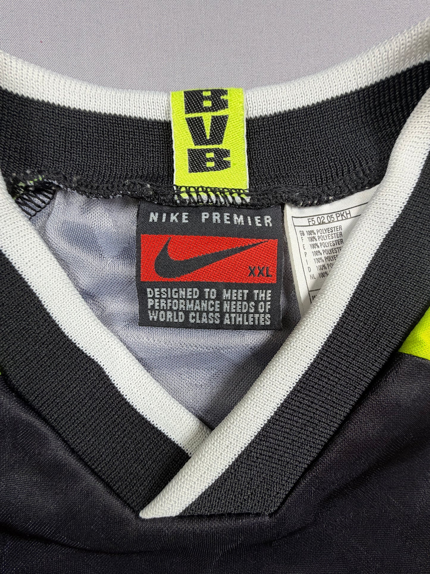 borussia dortmund 95/96 bvb trikot (xxl) "10 möller" nike