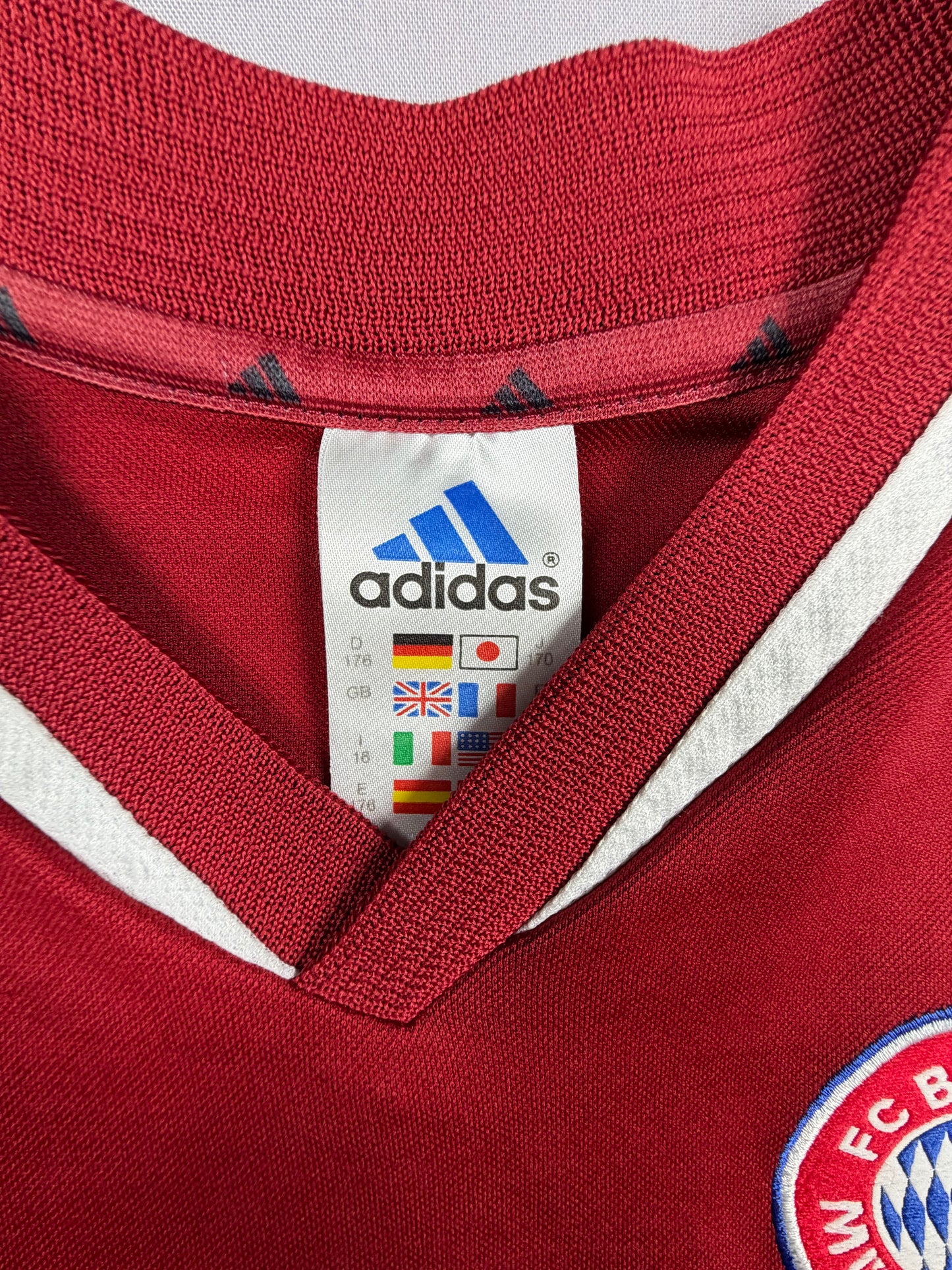 fc bayern münchen 01/02 fcb trikot (176 fitted s) "13 ballack" adidas