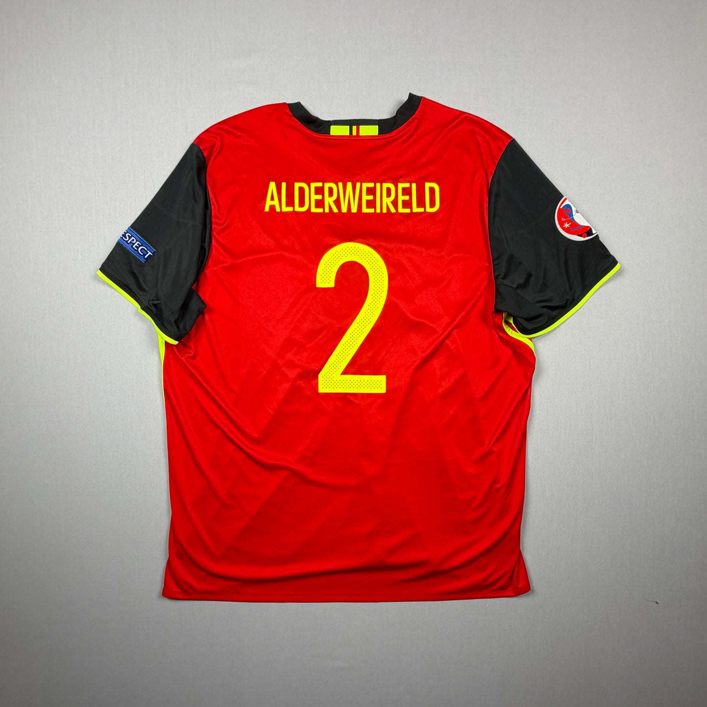 belgien 2016 trikot (3xl) "2 alderweireld" adidas