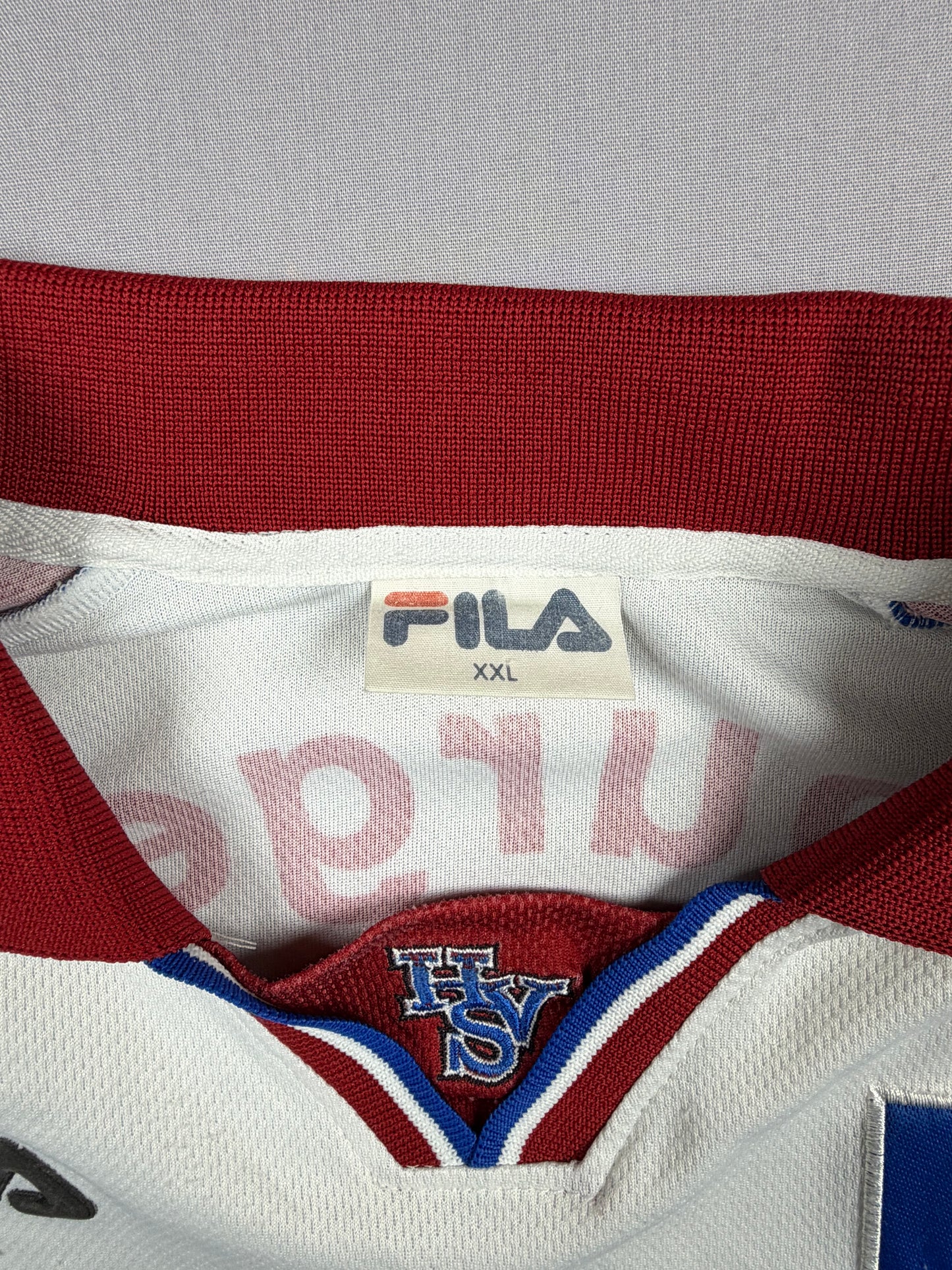 hamburger sv 99/00 hsv trikot (xxl) "22 präger" fila