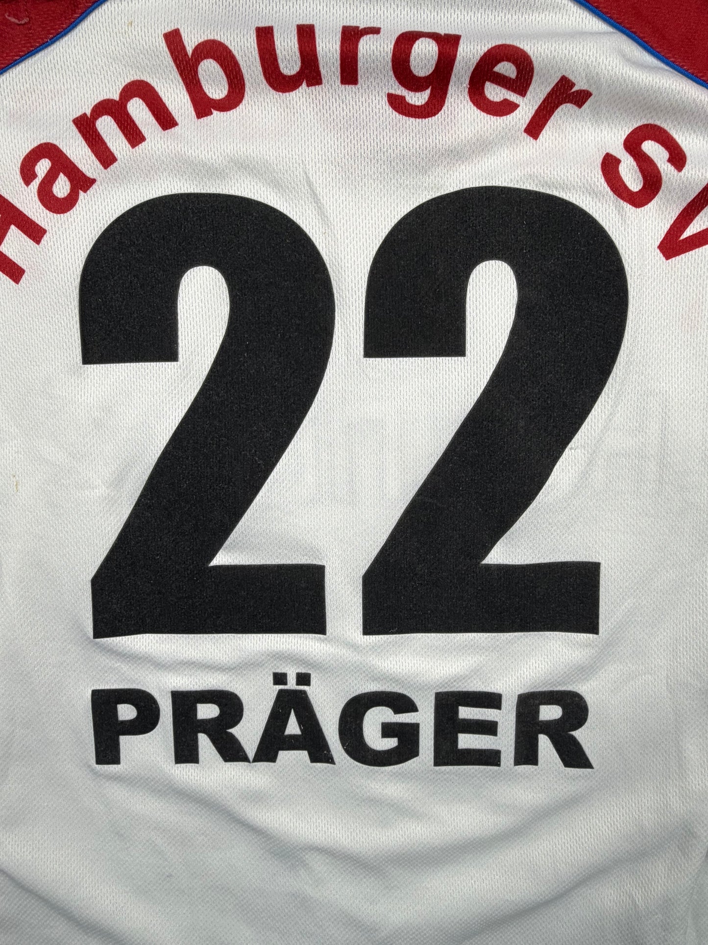 hamburger sv 99/00 hsv trikot (xxl) "22 präger" fila