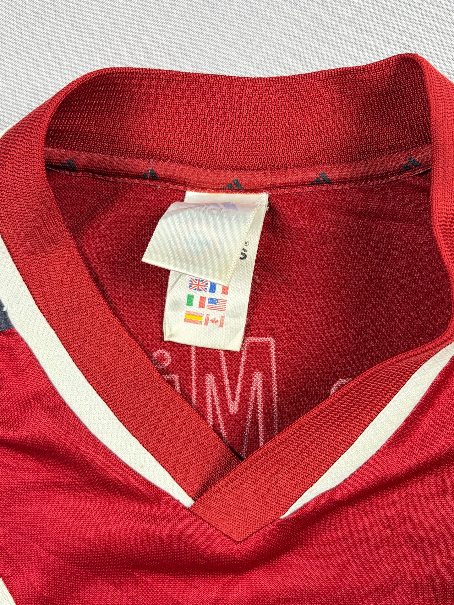 fc bayern münchen 01/02 fcb trikot (l/xl) "7 scholl" adidas