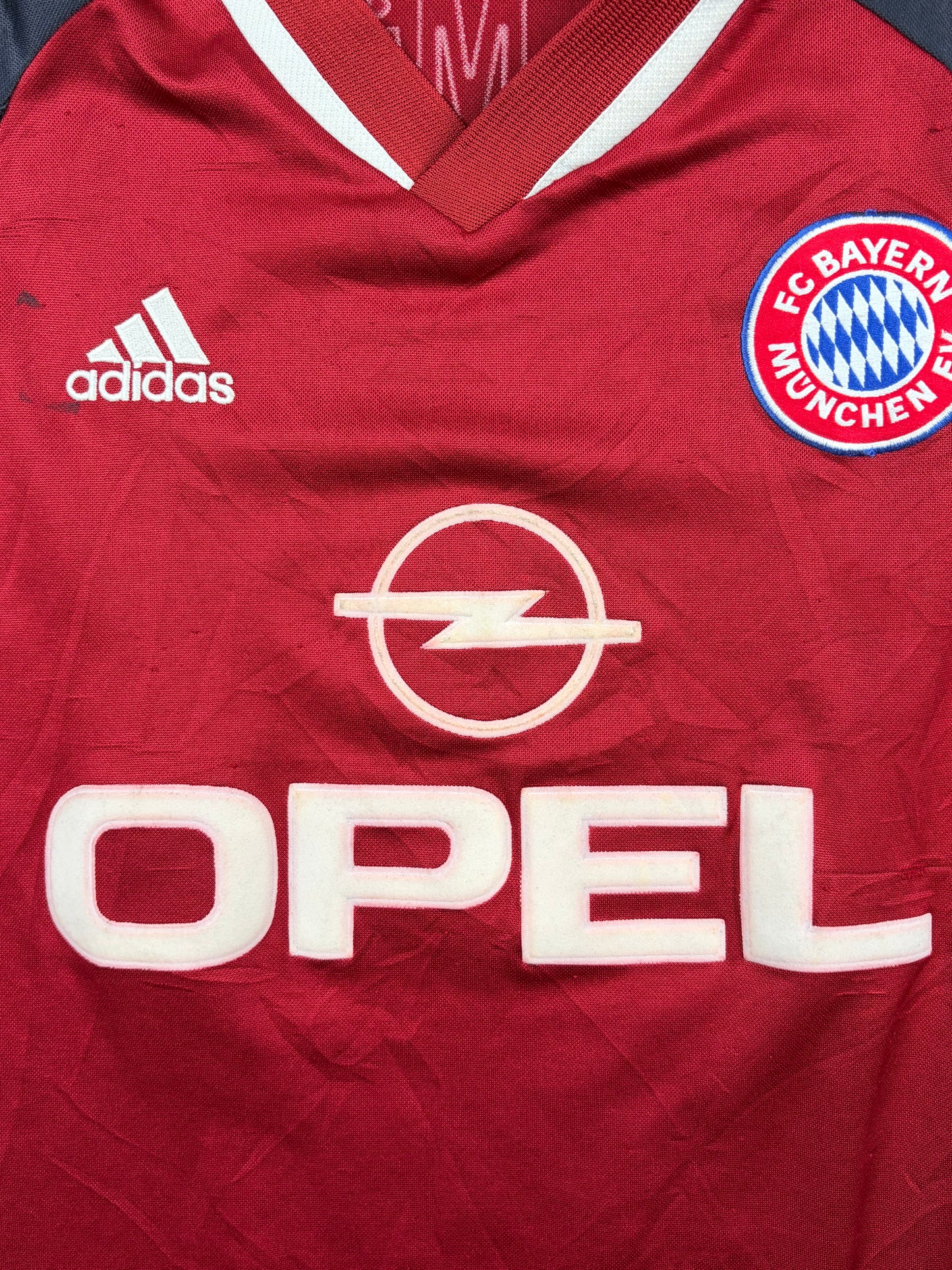 fc bayern münchen 01/02 fcb trikot (l/xl) "7 scholl" adidas