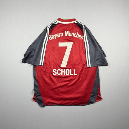 FC Bayern München 01/02 FCB Trikot (L/XL) "7 Scholl" Adidas