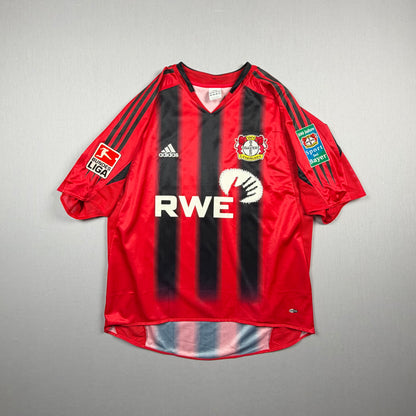 Bayer Leverkusen 04/06 B04 Trikot (L) "26 Dum" Adidas