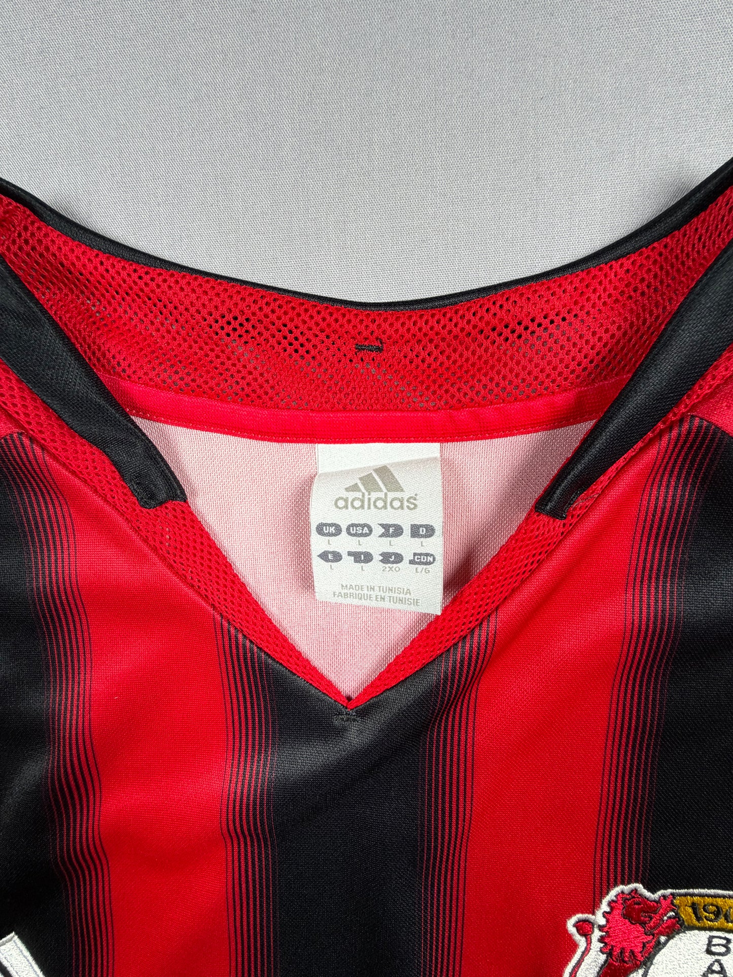 bayer leverkusen 04/06 b04 trikot (l) "26 dum" adidas