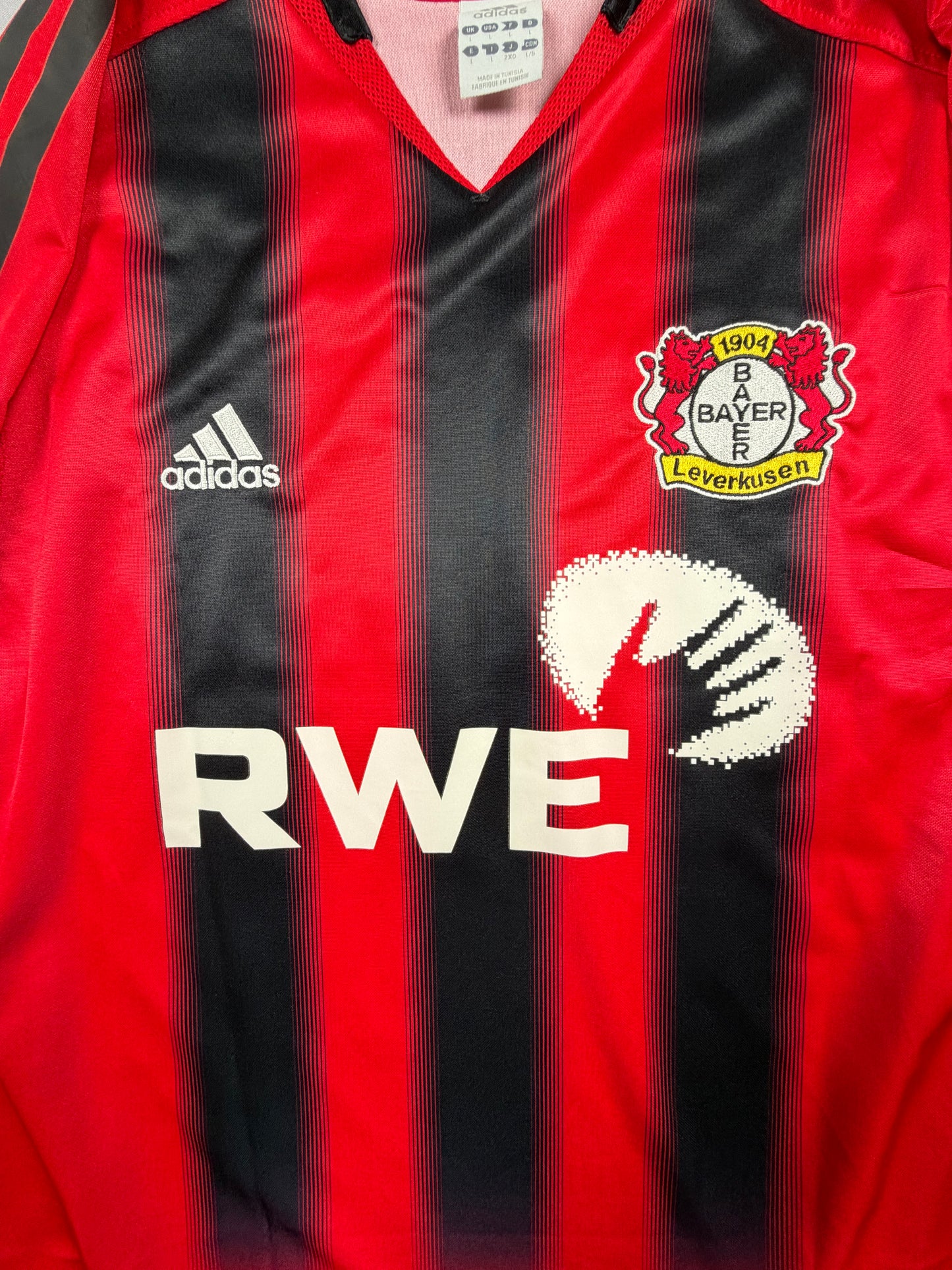 bayer leverkusen 04/06 b04 trikot (l) "26 dum" adidas