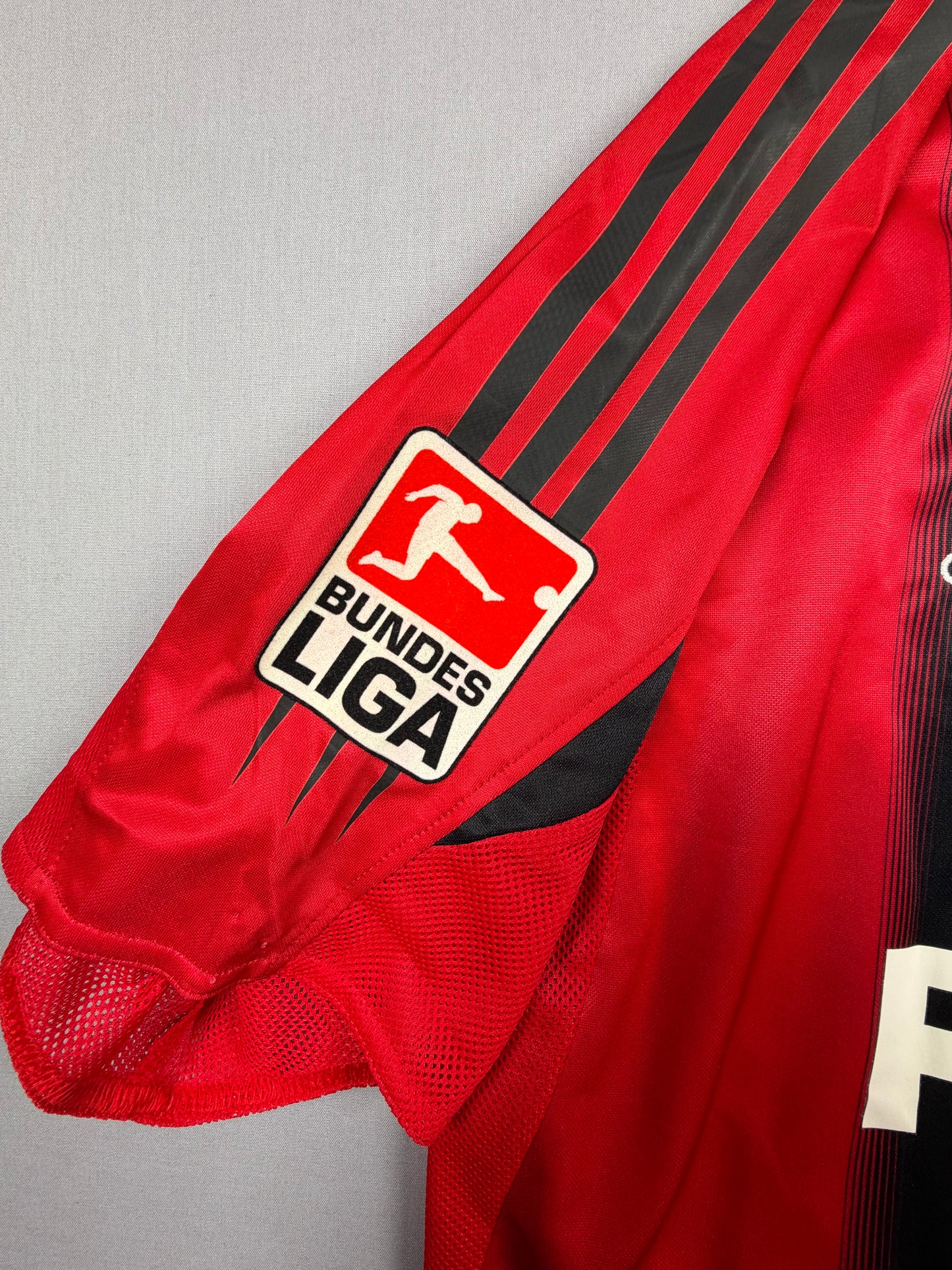 bayer leverkusen 04/06 b04 trikot (l) "26 dum" adidas