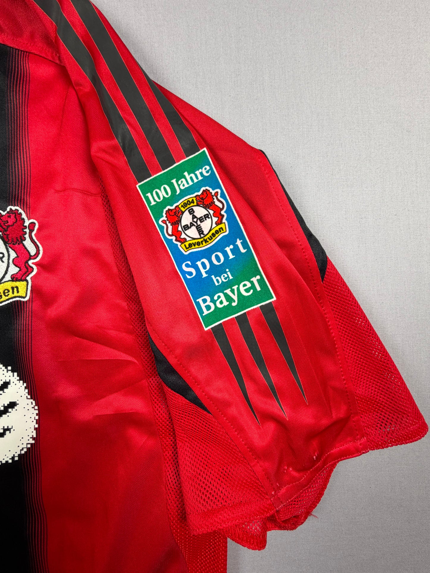 bayer leverkusen 04/06 b04 trikot (l) "26 dum" adidas