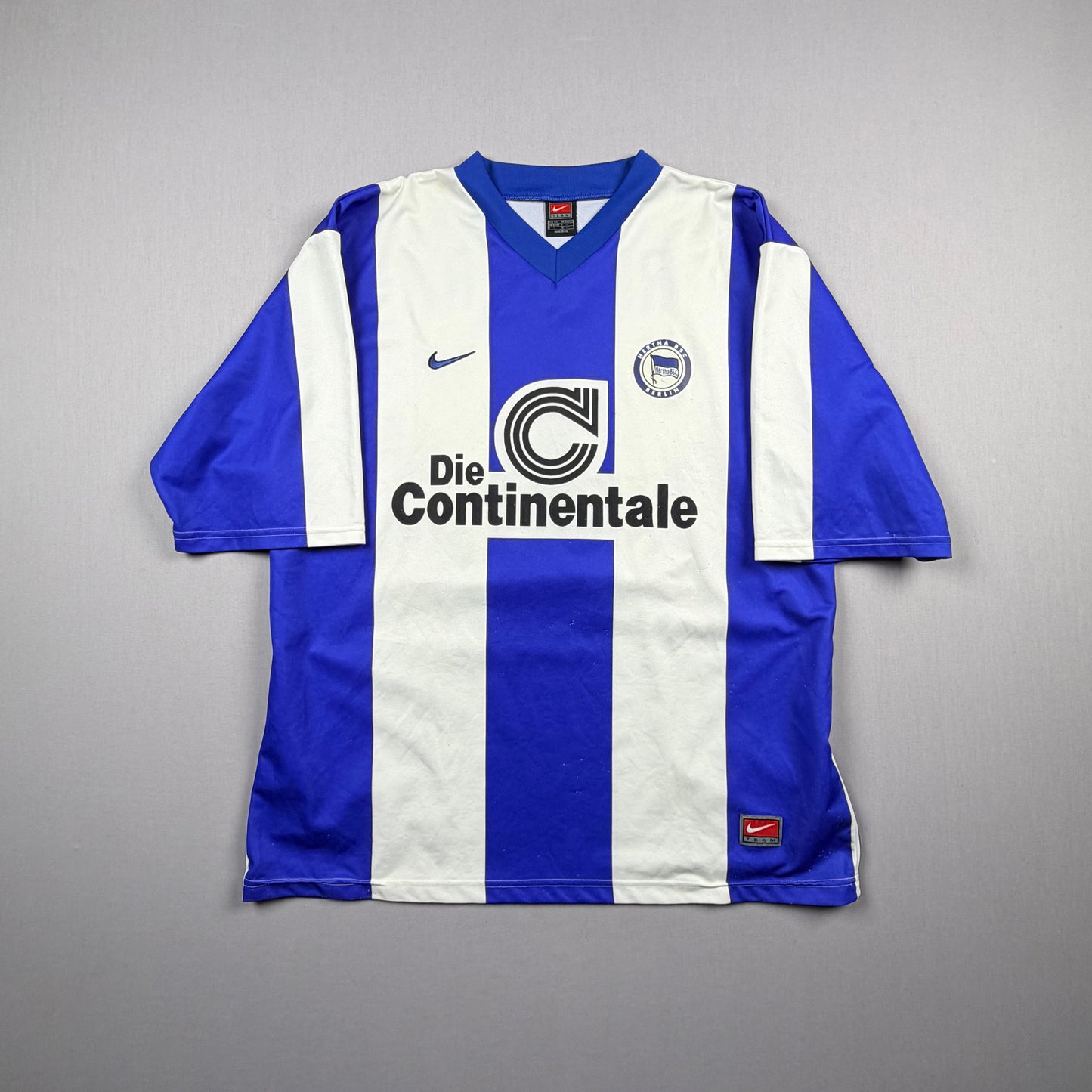 hertha bsc berlin 99/00 bsc trikot (xxl) "33 rehmer" nike