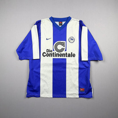 Hertha BSC Berlin 99/00 BSC Trikot (XXL) "33 Rehmer" Nike