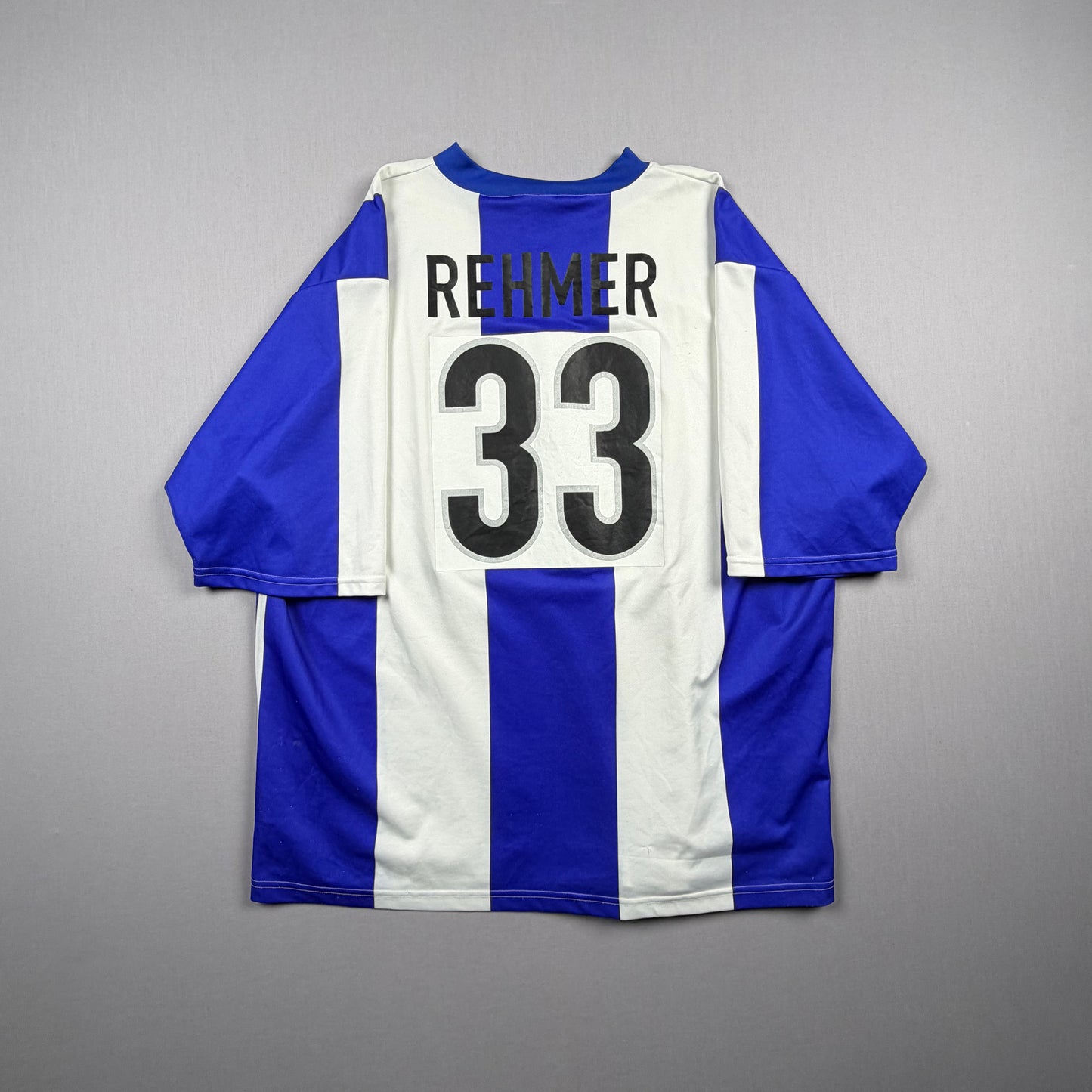 hertha bsc berlin 99/00 bsc trikot (xxl) "33 rehmer" nike