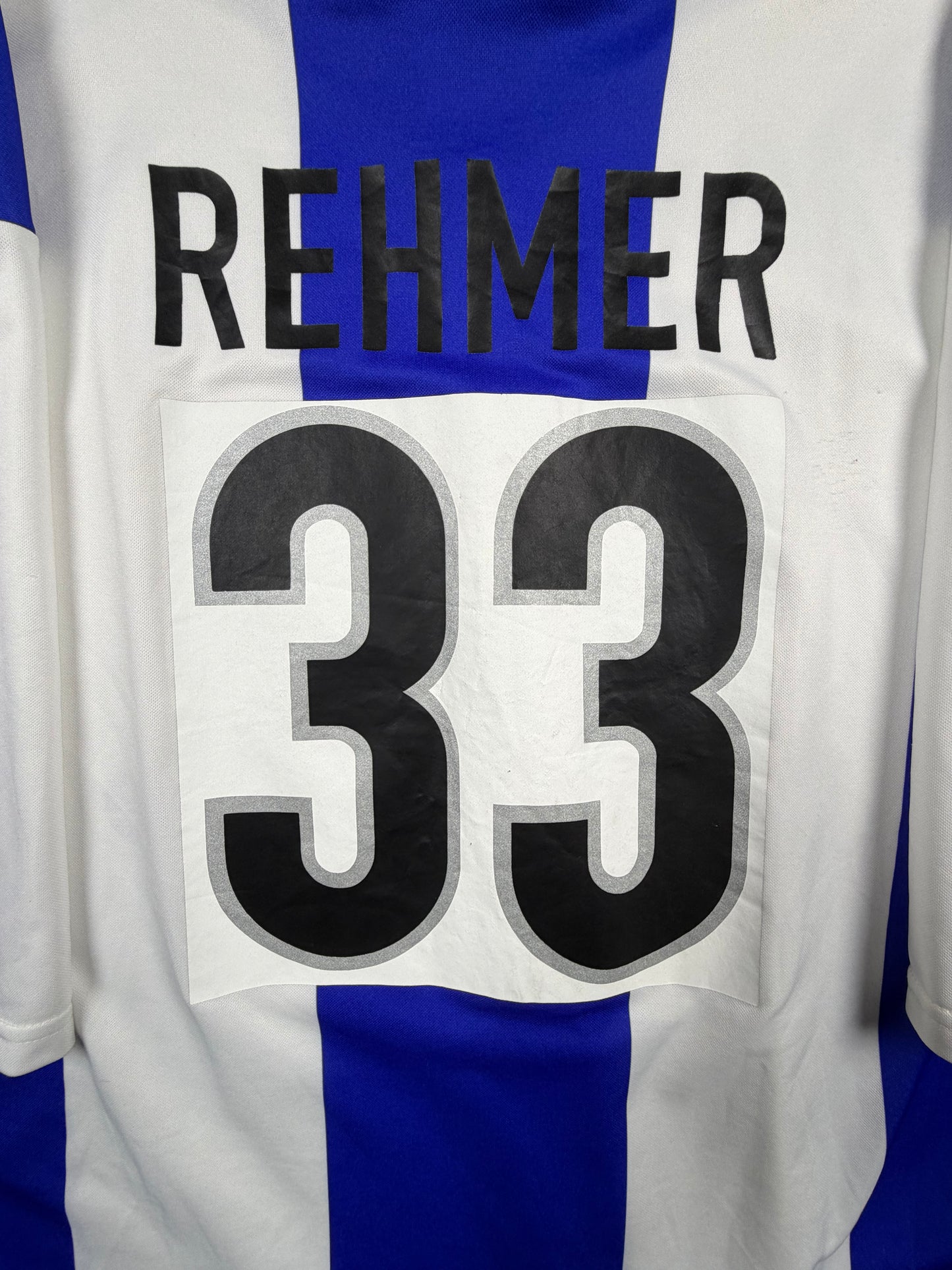 hertha bsc berlin 99/00 bsc trikot (xxl) "33 rehmer" nike