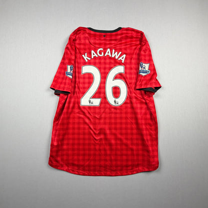Machester United 12/13 MUN Trikot (XL) "26 Kagawa" Nike