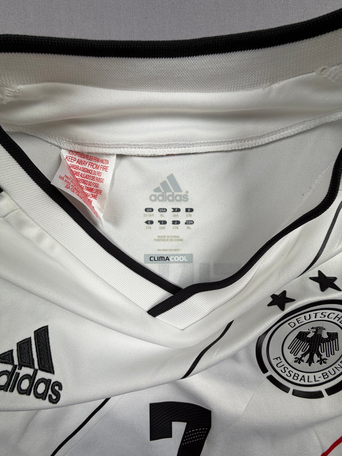 deutschland 2012 dfb trikot (176) "7 schweinsteiger" adidas