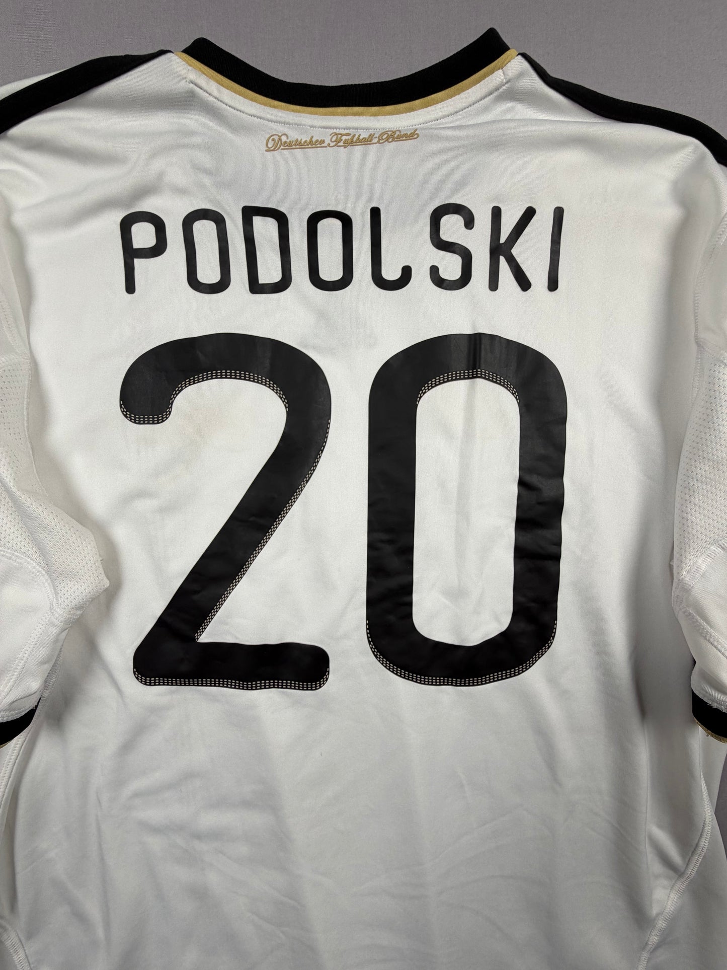 deutschland 2010 dfb trikot (2xl) "20 podolski" adidas