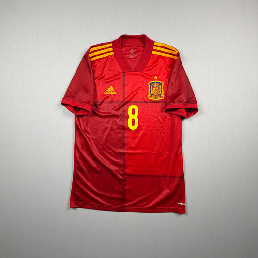 Spanien 2020 Trikot (M) "8 Xavi" Adidas