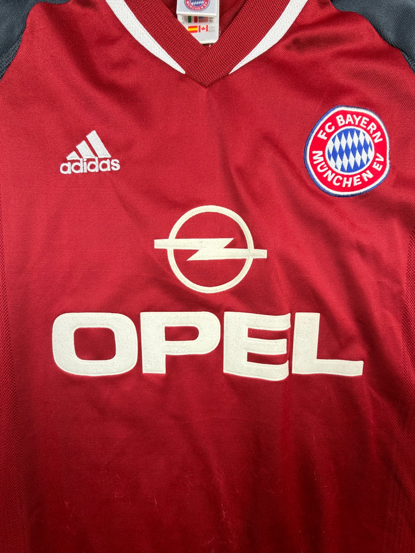 fc bayern münchen 01/02 fcb trikot (xxl) "19 jancker" adidas