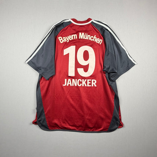 FC Bayern München 01/02 FCB Trikot (XXL) "19 Jancker" Adidas