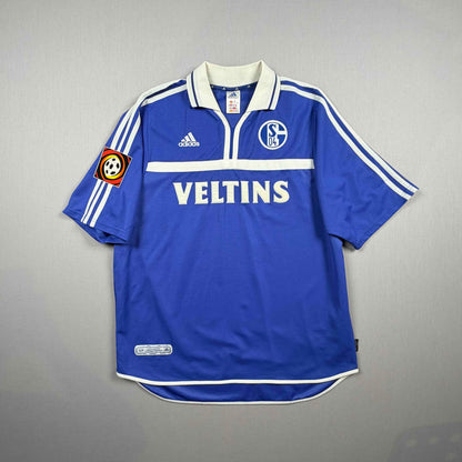 FC Schalke 04 00/01 S04 Trikot (XL) "10 Thon" Adidas