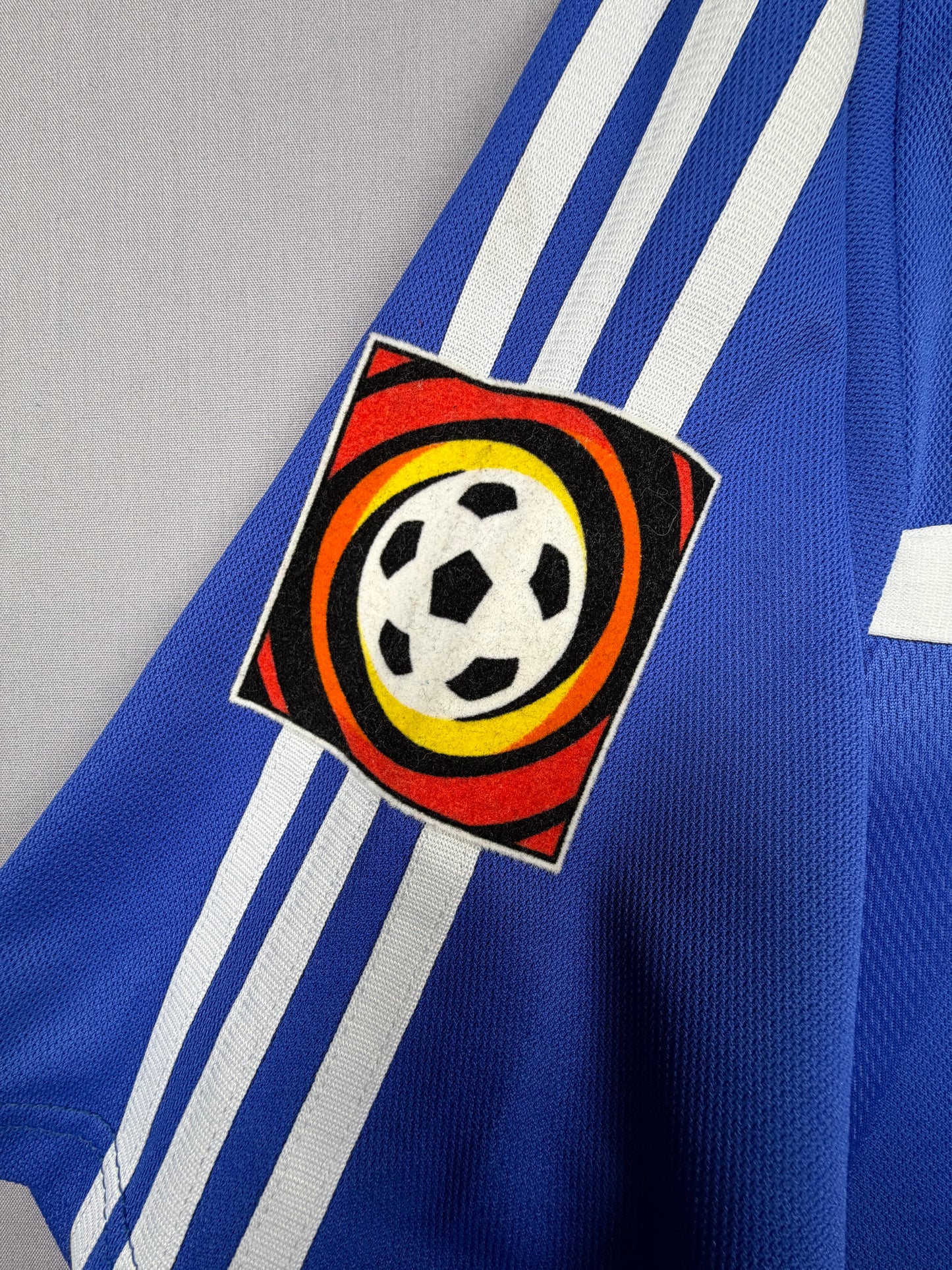 fc schalke 04 00/01 s04 trikot (xl) "10 thon" adidas