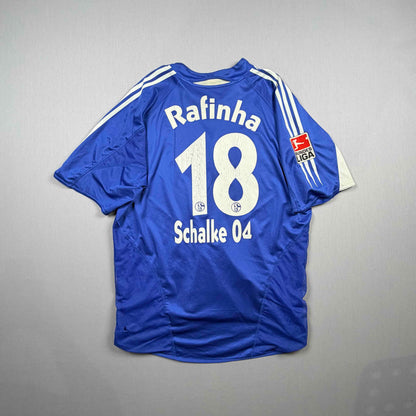 FC Schalke 04 04/05 S04 Trikot (XL) "18 Rafinha" Adidas