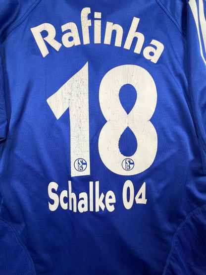 FC Schalke 04 04/05 S04 Trikot (XL) "18 Rafinha" Adidas