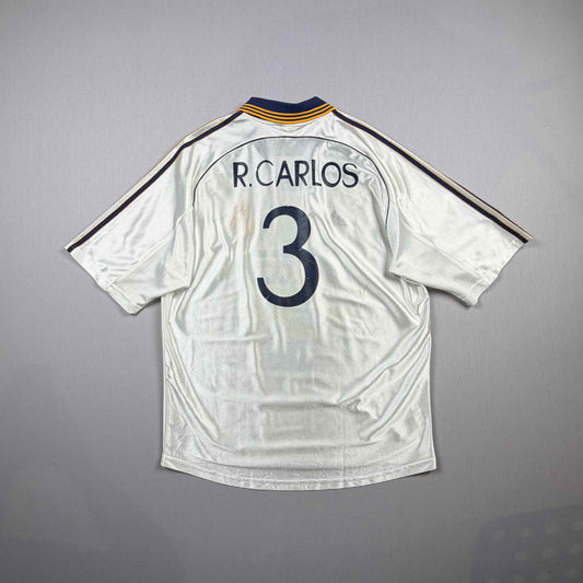 Real Madrid 99/00 RMA Trikot (L) "3 R.Carlos" Adidas