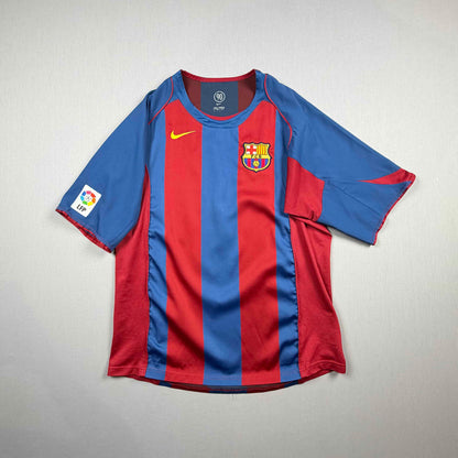 FC Barcelona 04/05 FCB Trikot (L) "10 Ronaldinho" Nike