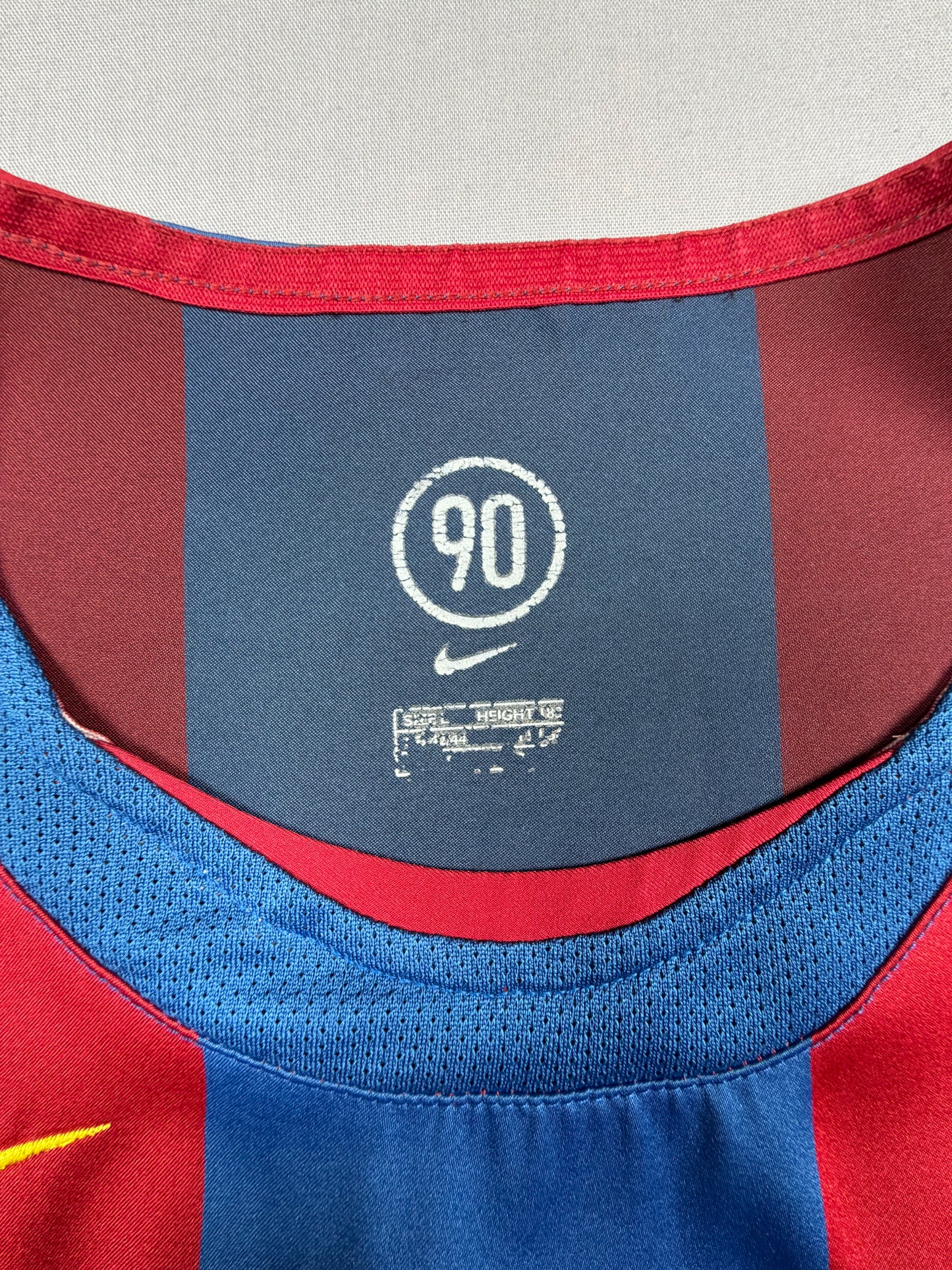 fc barcelona 04/05 fcb trikot (l) "10 ronaldinho" nike