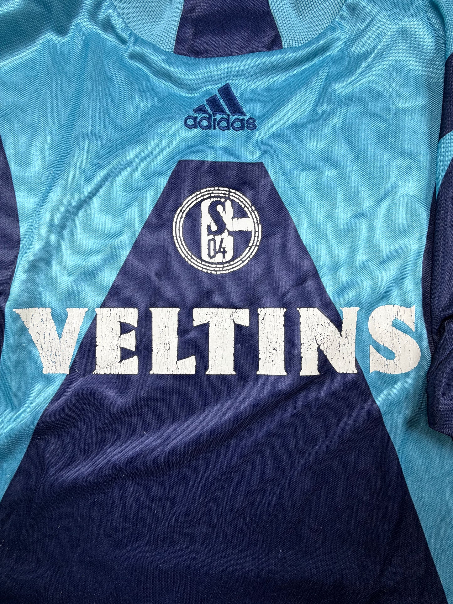fc schalke 04 99/00 s04 trikot (xl) "1 reck" adidas