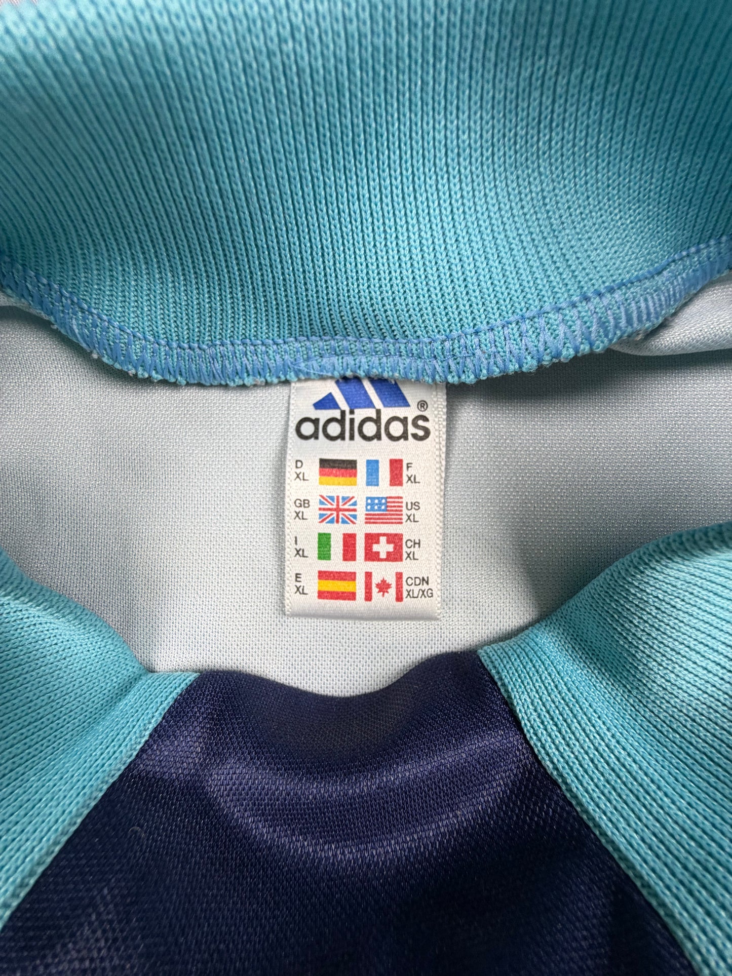 fc schalke 04 99/00 s04 trikot (xl) "1 reck" adidas