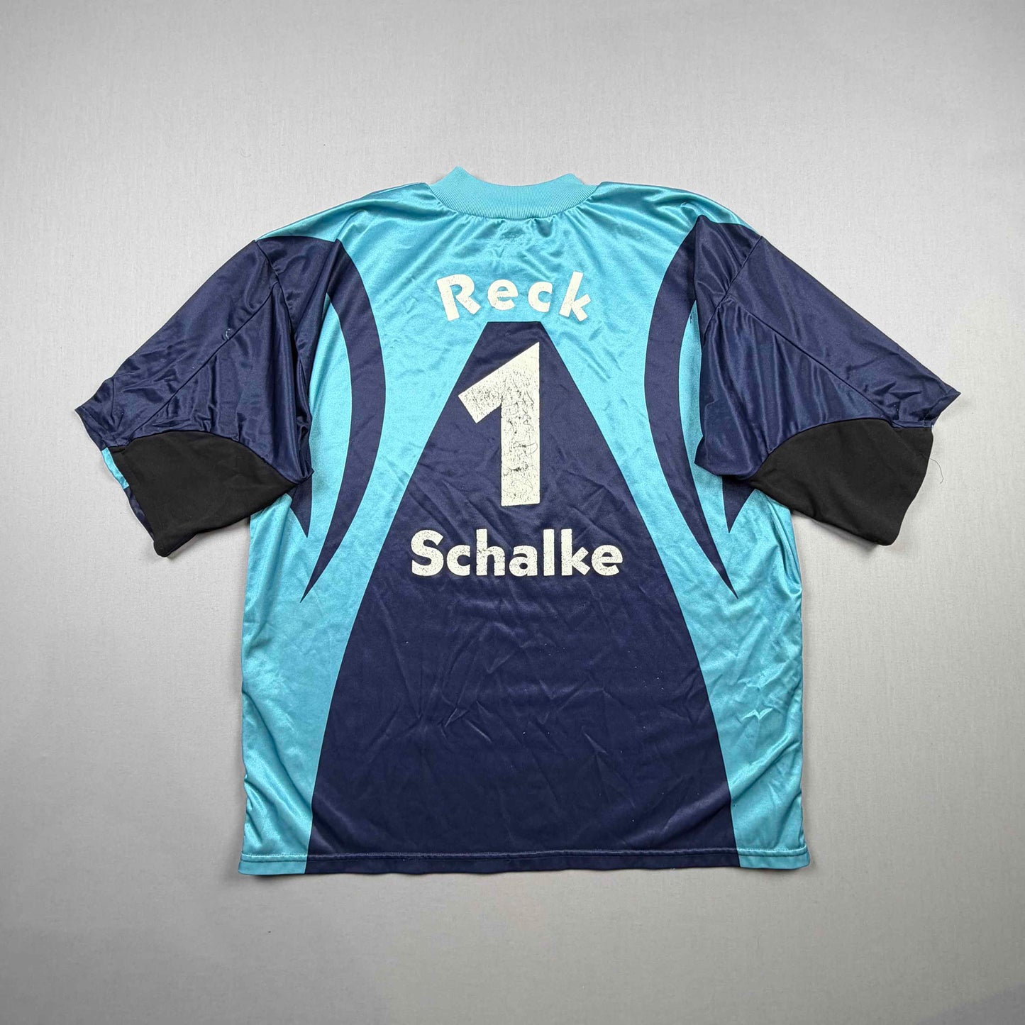 fc schalke 04 99/00 s04 trikot (xl) "1 reck" adidas