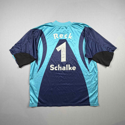 FC Schalke 04 99/00 S04 Trikot (XL) "1 Reck" Adidas