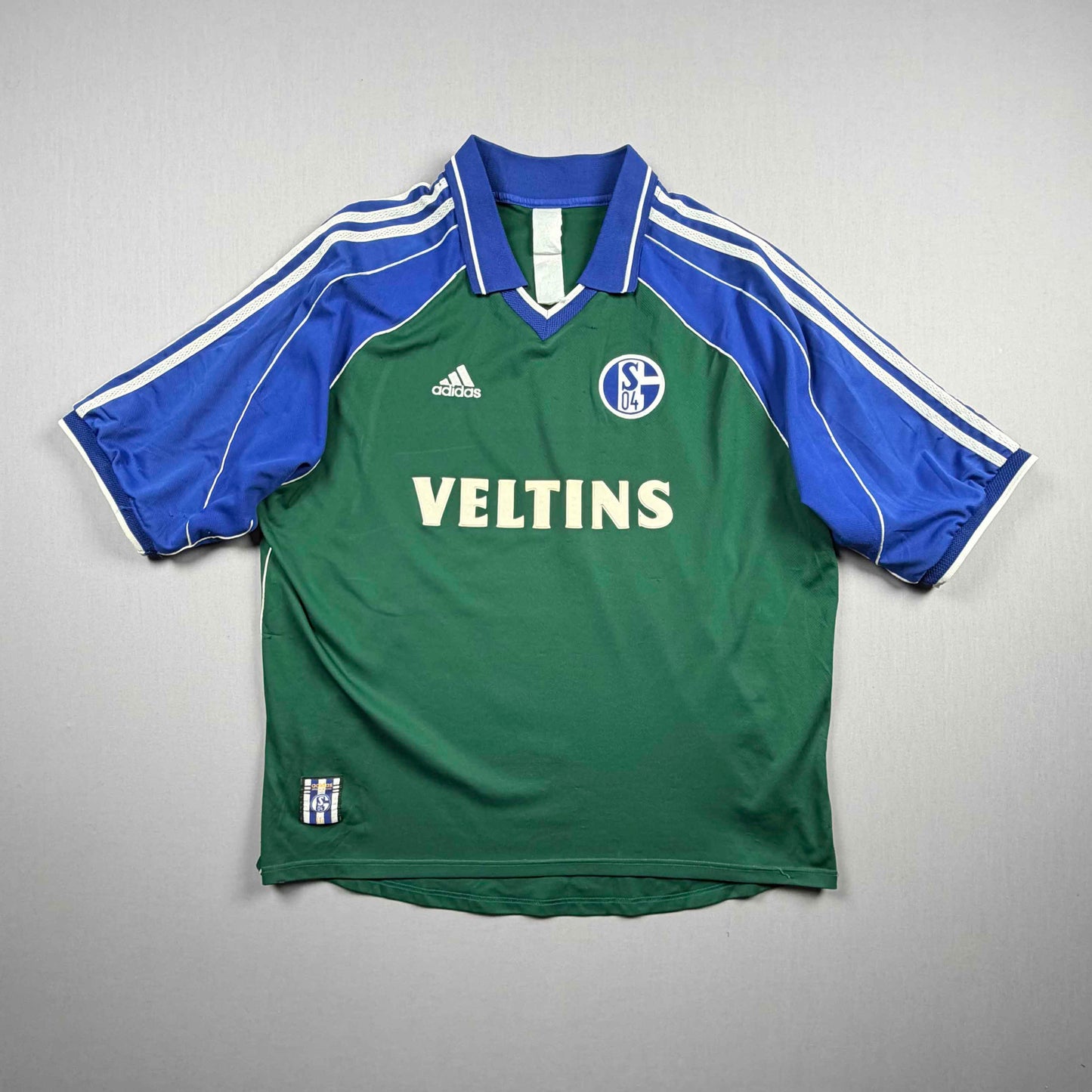 fc schalke 04 00/01 s04 trikot (l/xl) adidas