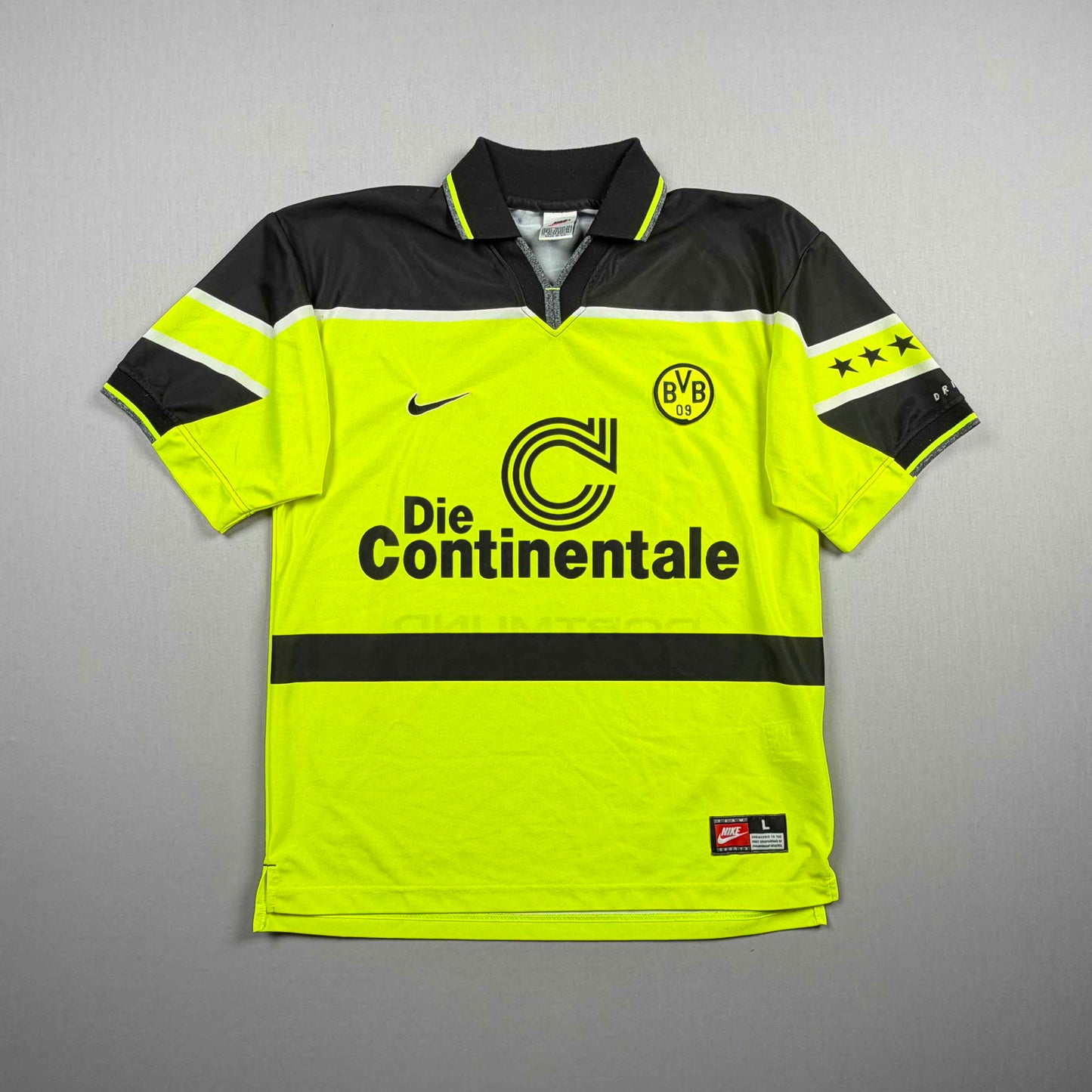 borussia dortmund 97/98 bvb trikot (l) nike