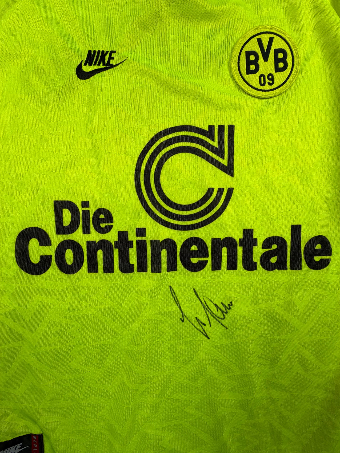 borussia dortmund 95/96 bvb trikot (xl) "6 sammer" nike