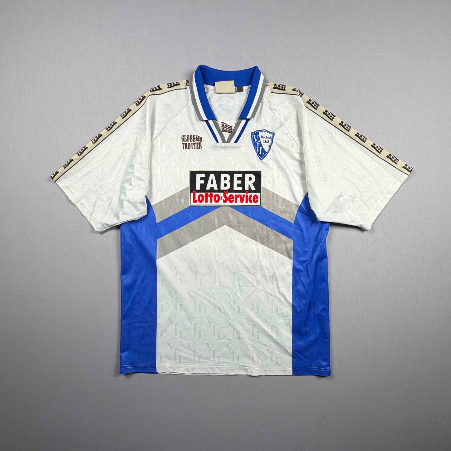 vfl bochum 99/01 vfl trikot (xl) "7 peschel" globetrotter