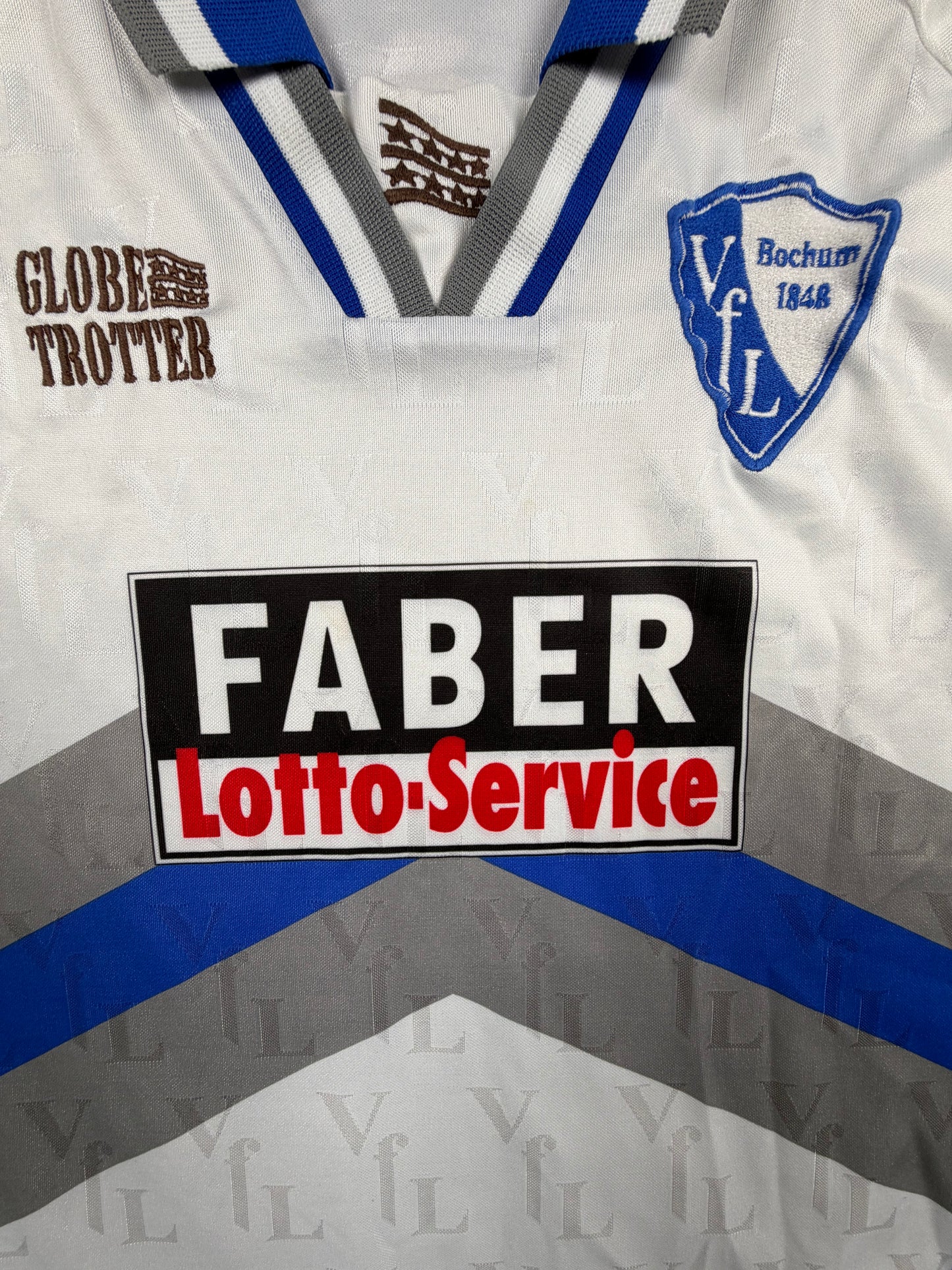 vfl bochum 99/01 vfl trikot (xl) "7 peschel" globetrotter