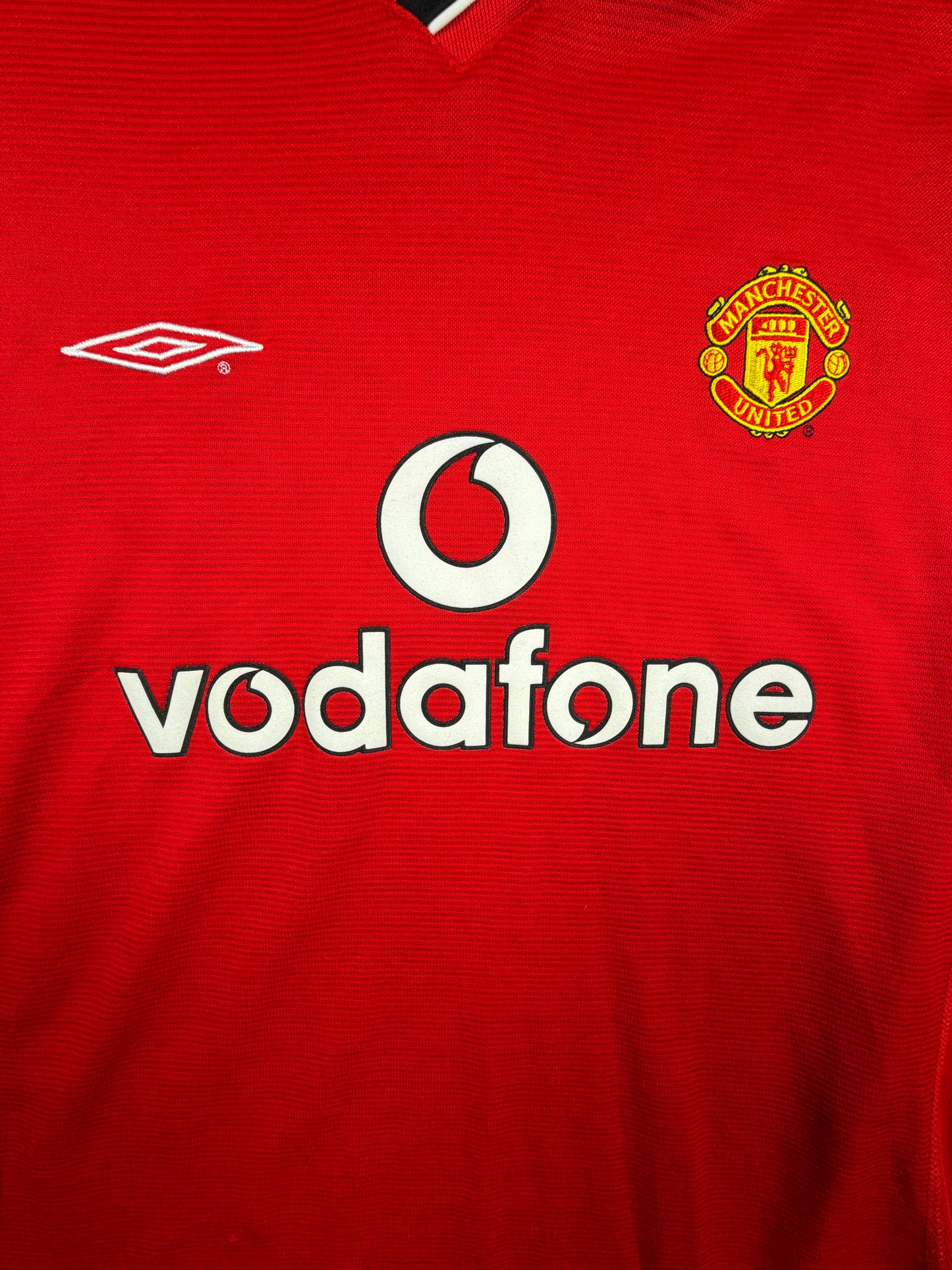 manchester united 00/01 mun trikot (xl) "7 beckham" umbro