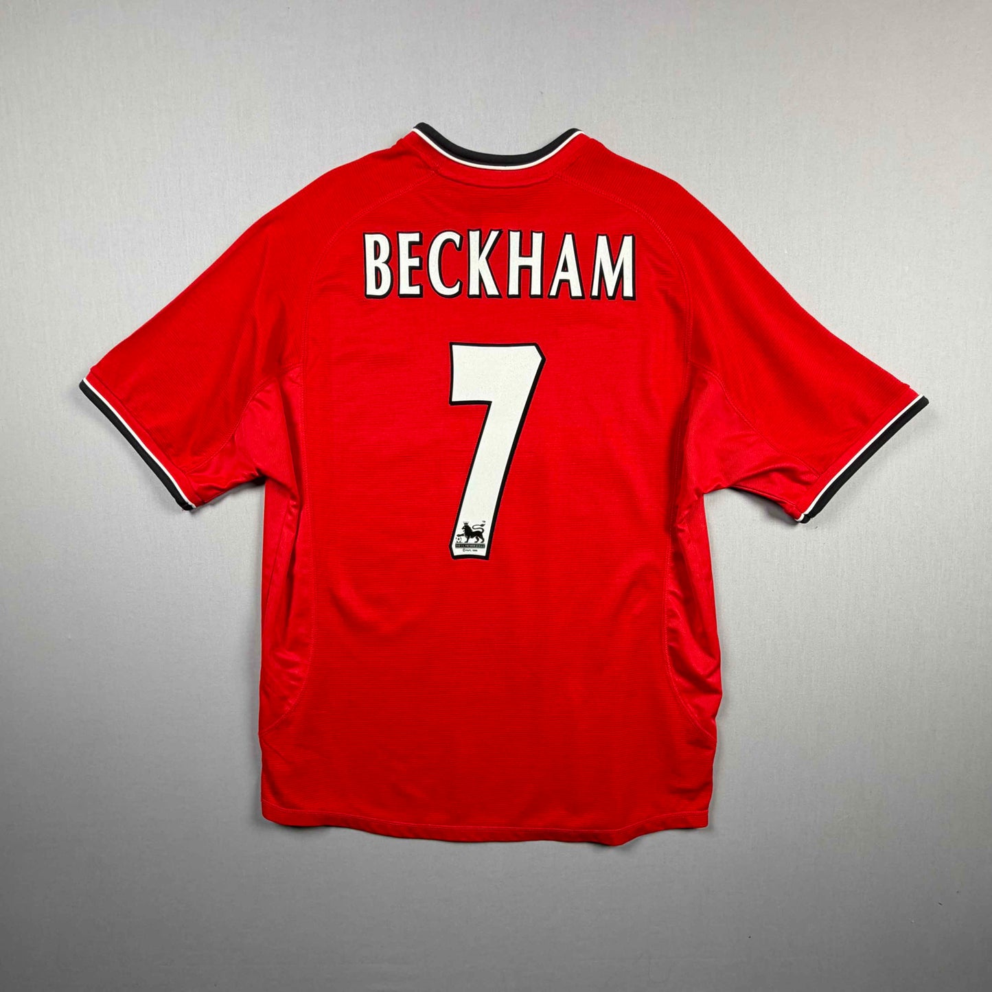manchester united 00/01 mun trikot (xl) "7 beckham" umbro