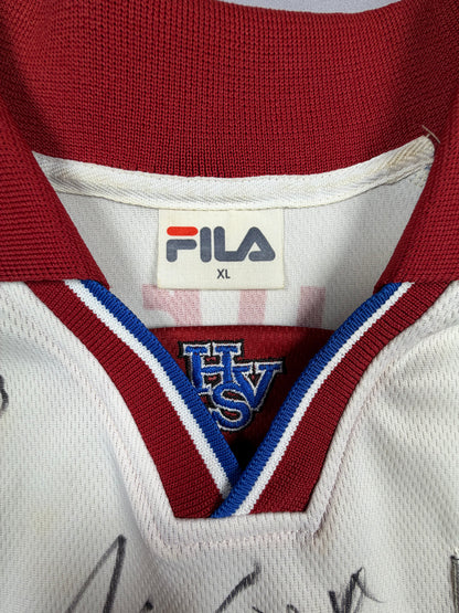 Hamburger SV 00/01 HSV Trikot (XL) "Autogramme + Individualflock" Fila