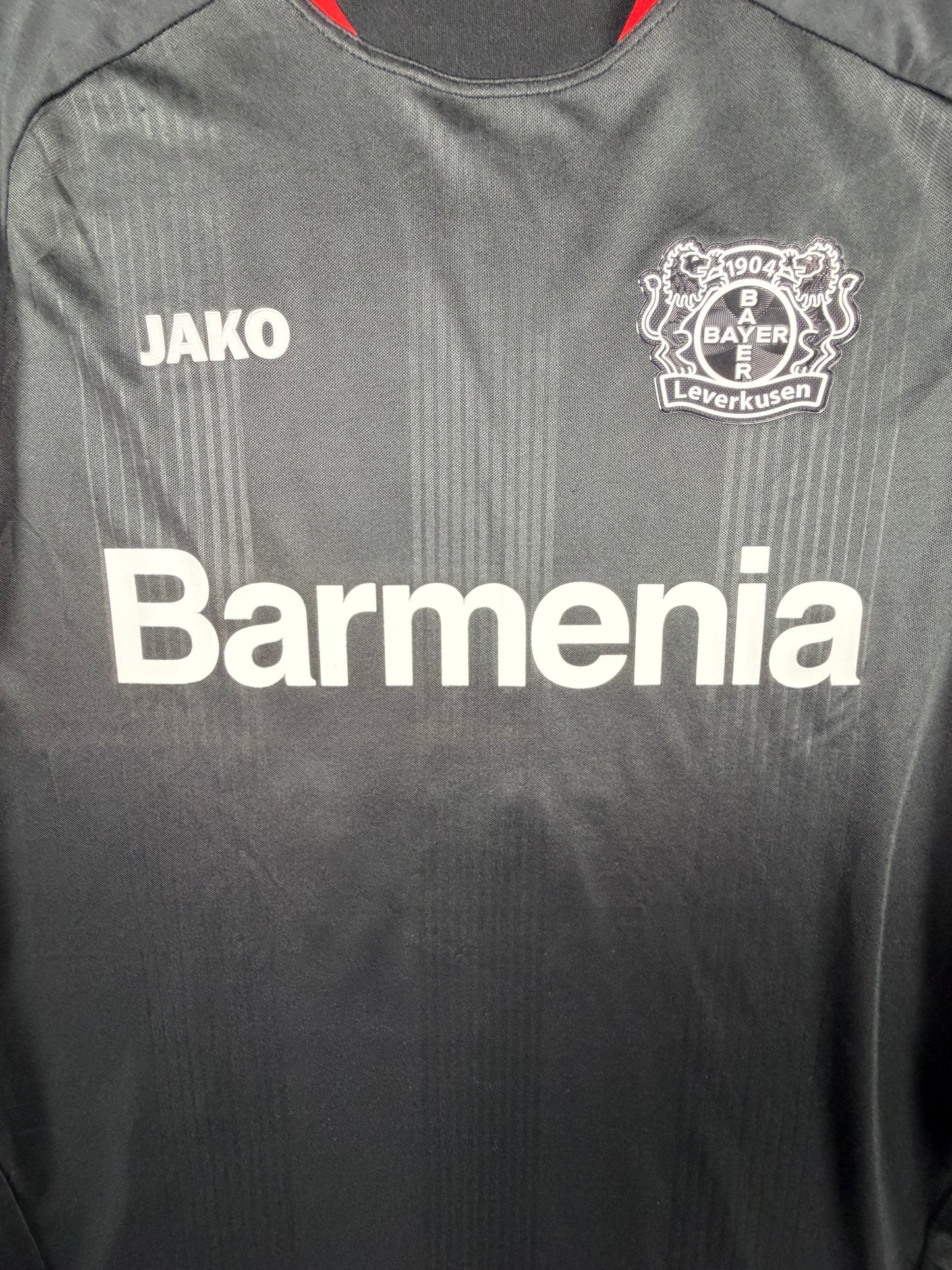 bayer 04 leverkusen 20/21 b04 trikot (xl) "4 tah" matchworn jako