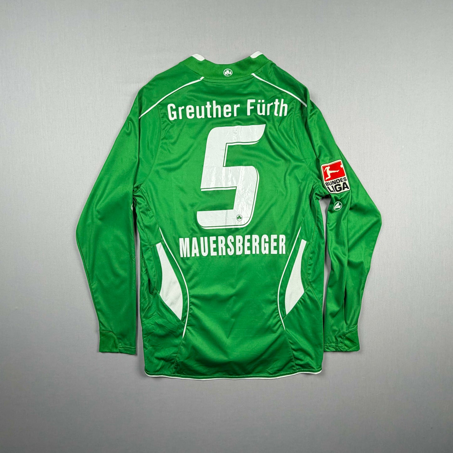 greuther fürth 09/10 sgf trikot (m/l) "5 mauersberger" jako