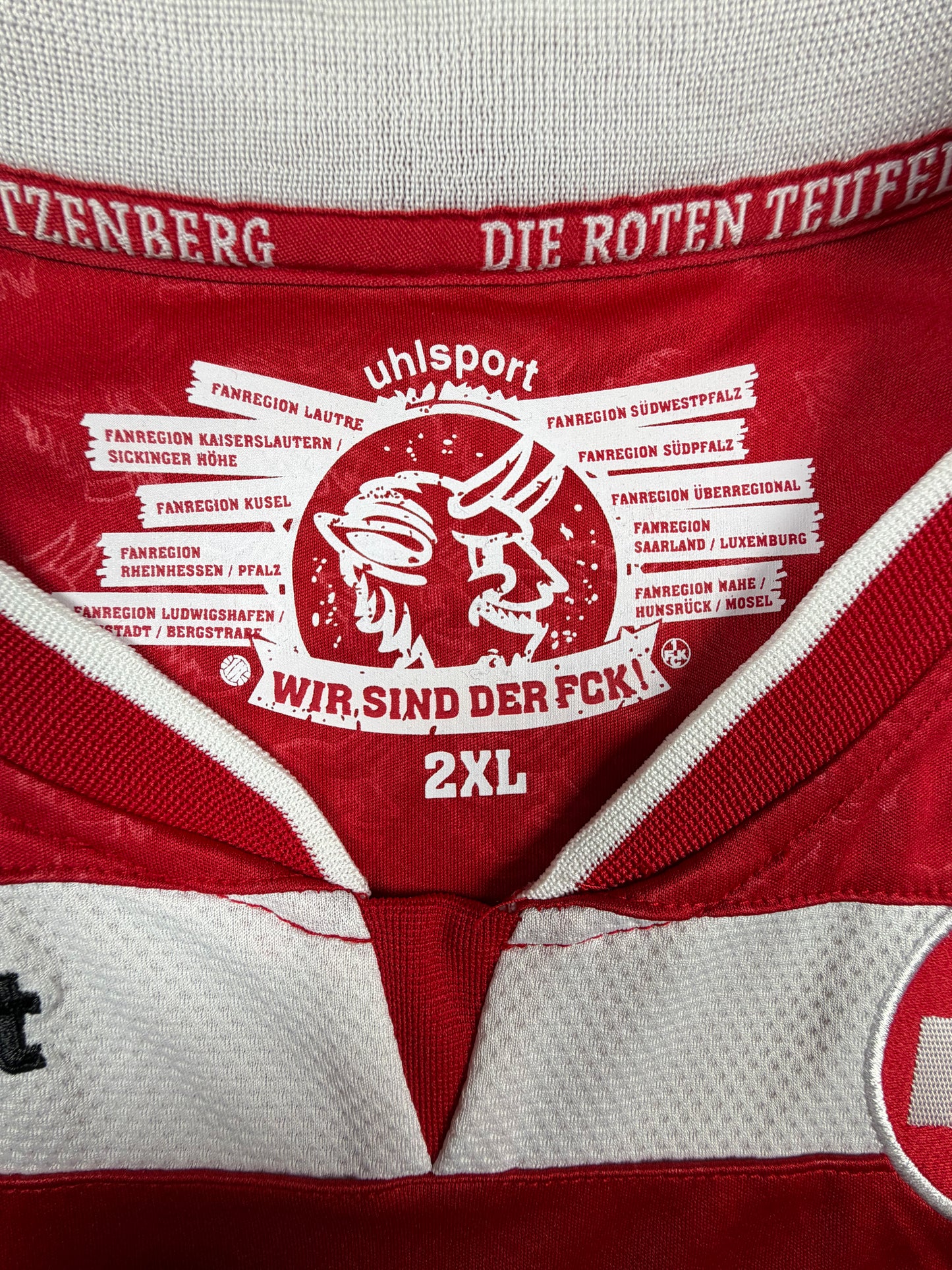 1. fc kaiserslautern 13/14 fck trikot (xxl) uhlsport