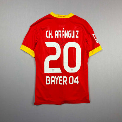 Bayer Leverkusen 20/21 B04 Trikot (M) "20 Ch. Aranguiz signed" Jako