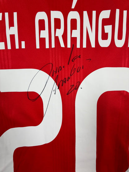Bayer Leverkusen 20/21 B04 Trikot (M) "20 Ch. Aranguiz signed" Jako