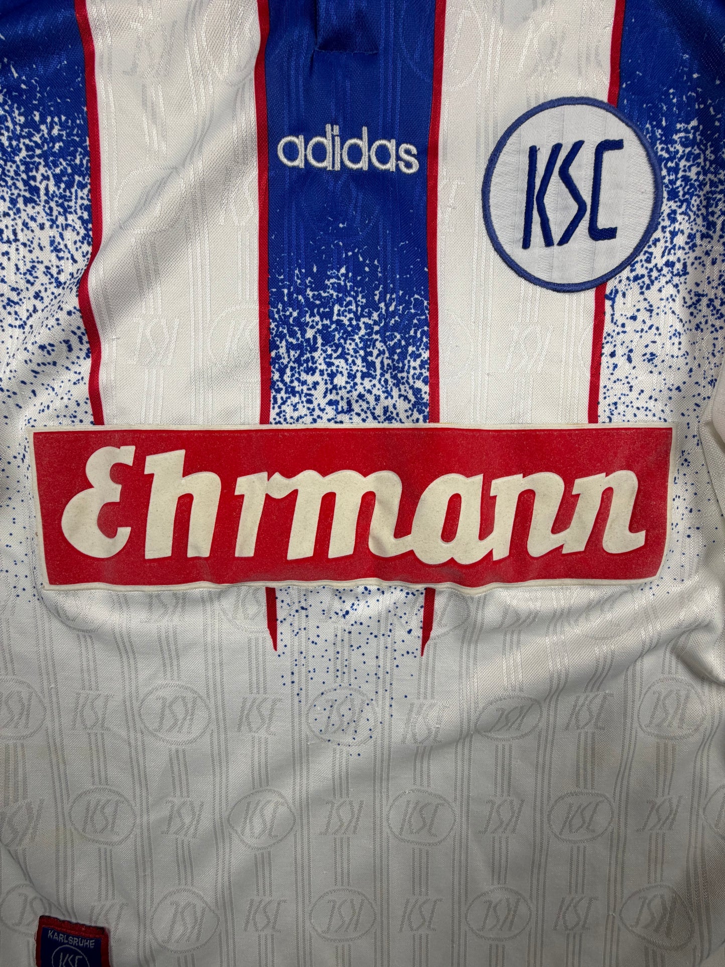 karlsruher sc 96/98 ksc trikot (s) "10 hässler" adidas